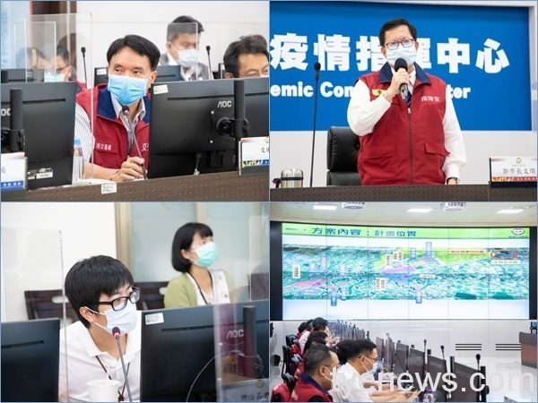 桃園市長鄭文燦11日上午主持市政會議,聽取桃園市政府交通局「大竹交流道青埔高架橋暨南青路拓寬10米」專題報告。圖:市府提供 0桃園市長鄭文燦11日上午主持市政會議,聽取桃園市政府交通局「大竹交流道青埔高架橋暨南青路拓寬10米」專題報告。圖:市府提供