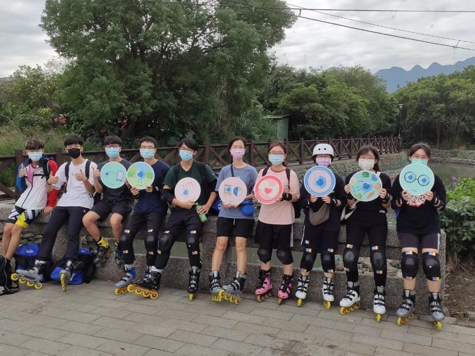 03-中原溜冰社前往淡水進行路溜練習，熟悉路面狀況。