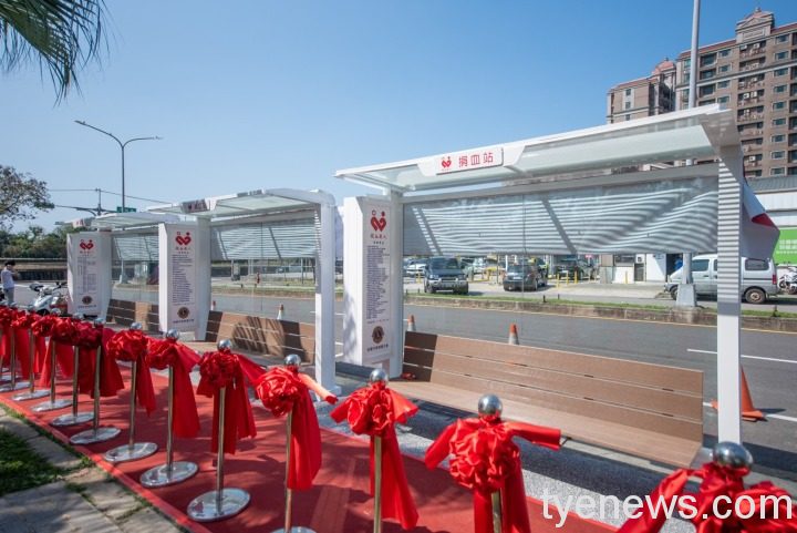 青埔獅子會熱心公益 捐贈捐血亭造福社會 1 11 1