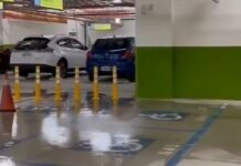 徐鈺雯批蘆竹二號社宅停車場遇雨變「水上樂園」 鄭文燦:會盡快修繕