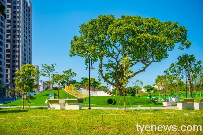 永福羅漢松公園啟用 鄰近中壢1號社宅