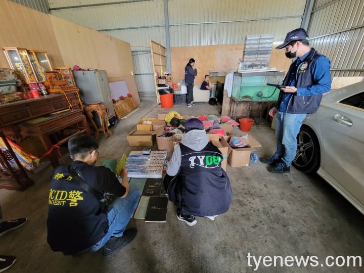桃環局與警聯手偵辦笑氣買賣 起出逾400支鋼瓶 1 6 2