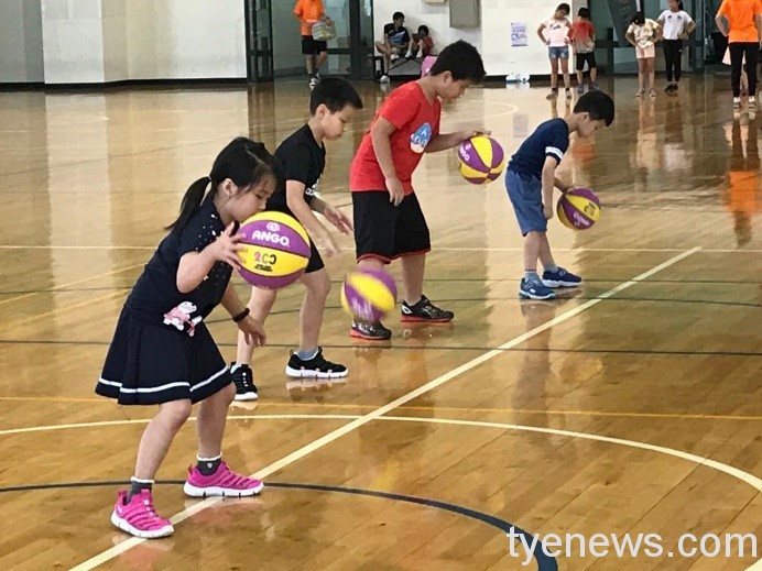 中壢國民運動中心兒童夏令營 鄭志龍籃球學院登場
