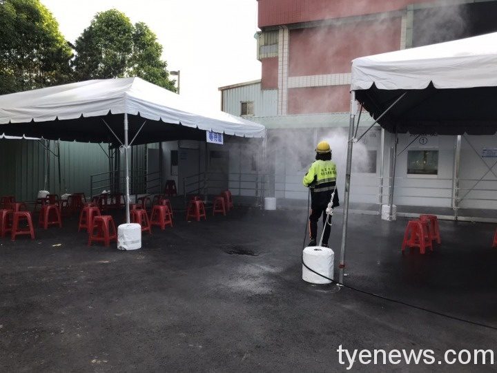 移工確診案例頻傳 桃環局針對密集處大規模清消 1 8 9