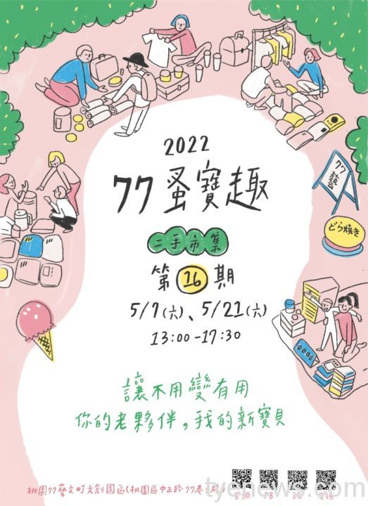 111年桃園市桃園77藝文町 77蚤寶趣二手市集Part 16活動圖檔 scaled 1