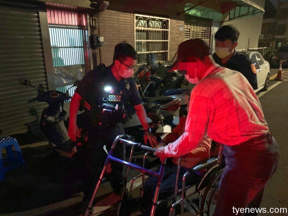 失智老婦深夜倒路旁 大園警挨家挨戶找家屬 139979 scaled 1