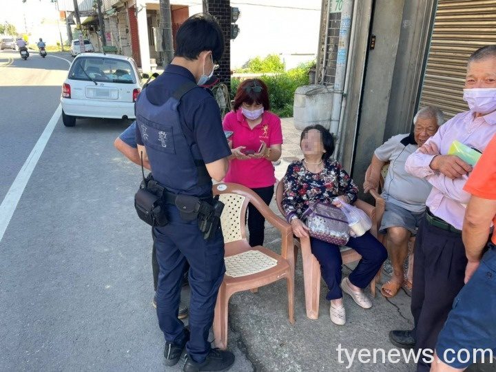 買早餐忘了回家的路 新坡派出所協助老婦順利返家 14434