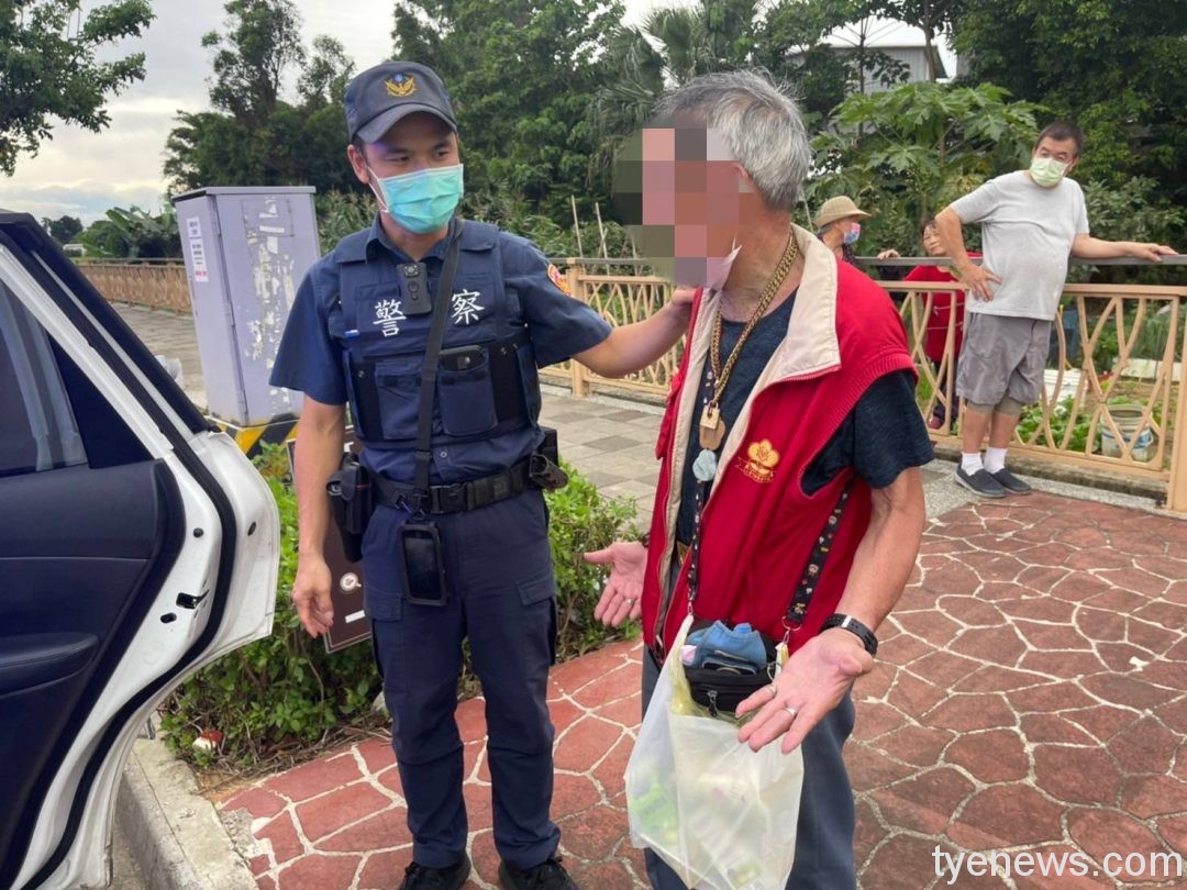 8旬翁迷途驚魂 大園警即刻伸援助返家 150482
