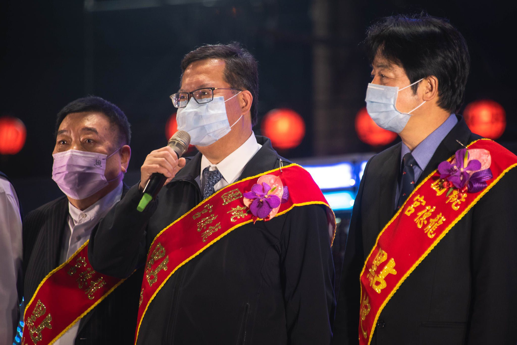 桃園龍德宮辛丑年徒步遶境 賴清德、鄭文燦同台送駕 1616325265346107513506412702751
