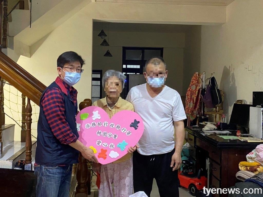 桃園分署提供義務人適時助力 行動關懷弱勢兒少