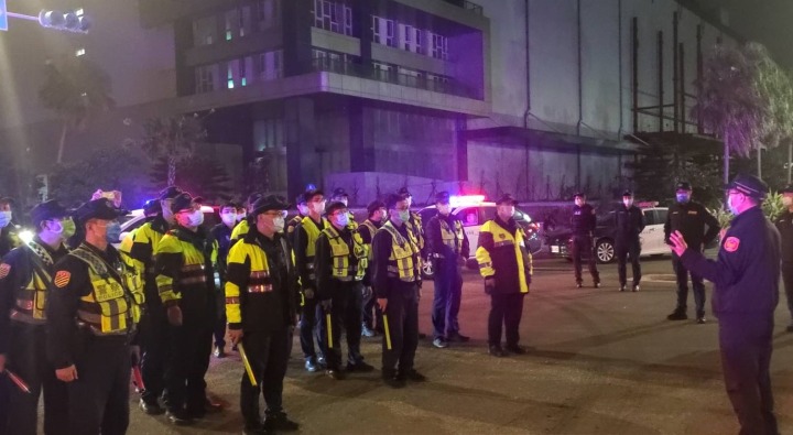 170809-2 桃園市政府警察局實施防制危駕演練,全力防制春節競速。圖:警方提供