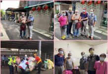 桃市環局轉送企業善心物資 疫情衝擊不忘關懷資收個體戶