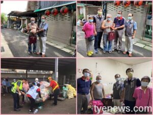 桃市環局轉送企業善心物資 疫情衝擊不忘關懷資收個體戶