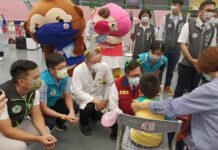 北榮桃分院巨蛋兒童BNT接種站 端午連假不打烊
