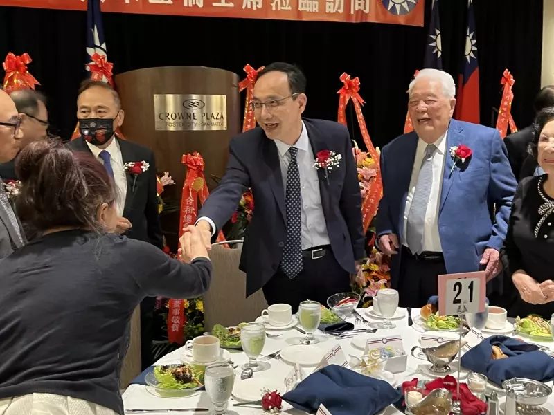 朱立倫訪美強調親美立場 從創黨開始從沒變