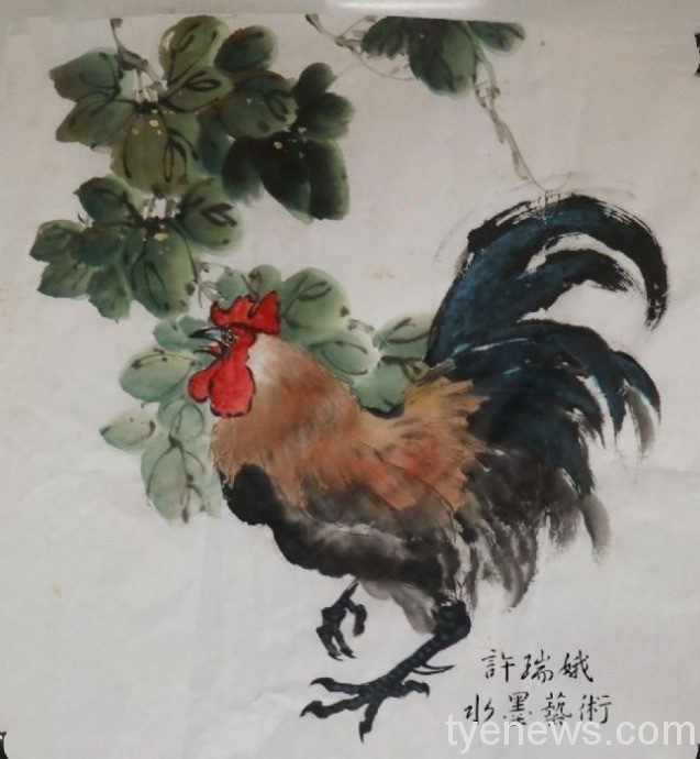 許瑞娥墨心耕藝水墨畫師生展 平鎮圖書館展出 20210108194851595