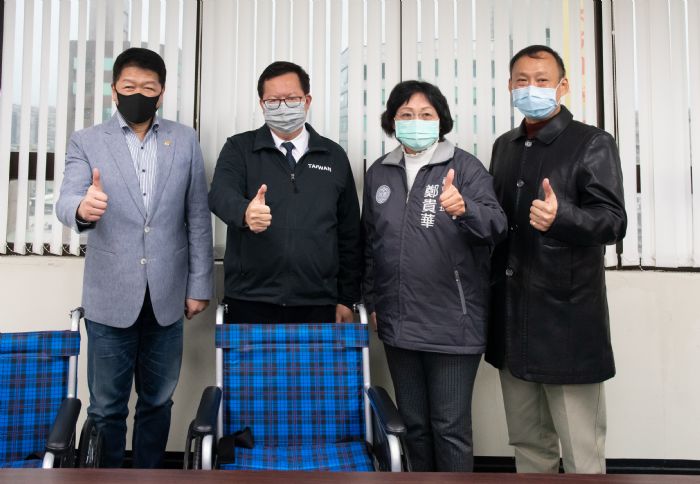 台灣與東協國會議員關係協會號召善心人士 捐輪椅168台 20210111171526838