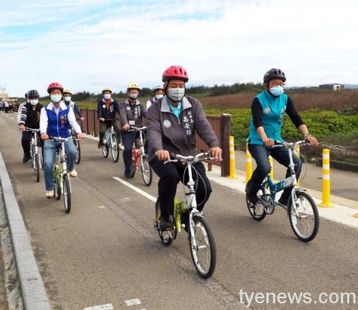 大園濱海自行車道優化工程 提供民眾安全騎乘環境