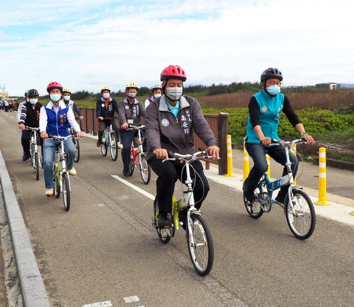 大園濱海自行車道優化工程 提供民眾安全騎乘環境 20210122140317283