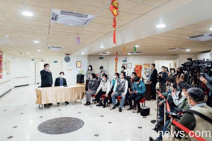 副總統賴清德訪視莊敬園老人中心 肯定視訊探視防疫政策 20210205173459105
