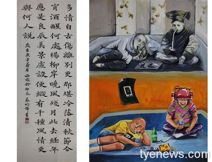 桃園國中美術班展出百件創作 邀您進入「美」的殿堂 20210218153833334