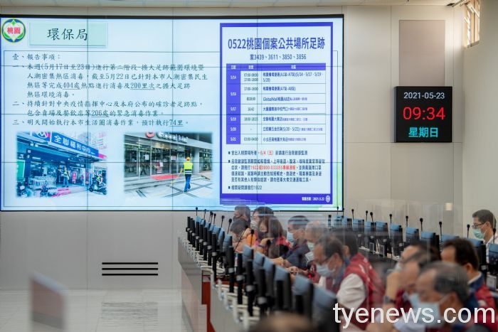 桃市即日起公布5/10後「各區確診及居家隔離列管人數」 20210523142609049