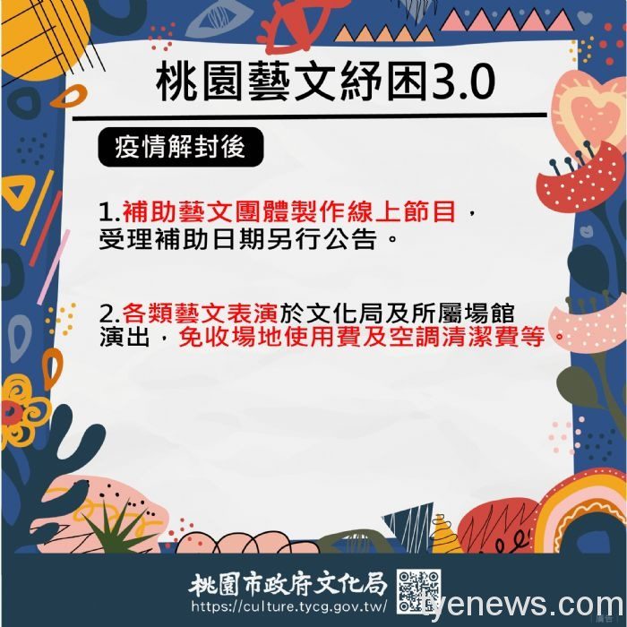 減緩疫情衝擊業者 桃市文化局推「藝文紓困補助3.0」 20210526144452378