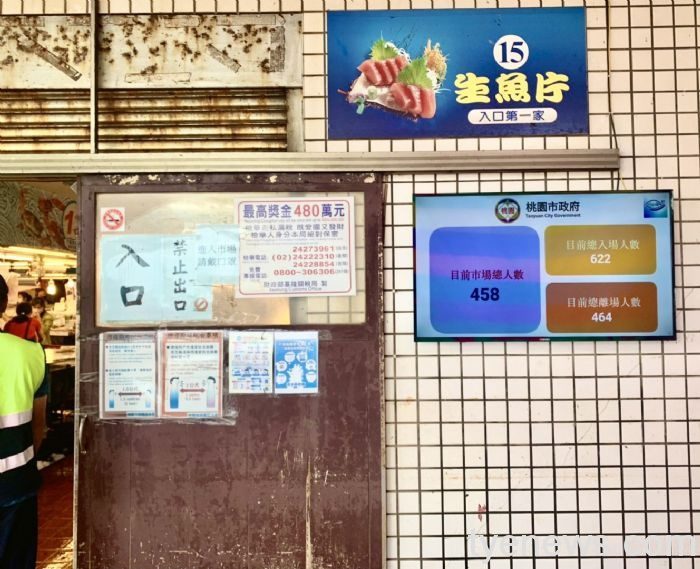 竹圍漁港導入「智慧人流控管系統」民眾安心逛魚市 20210822100226994