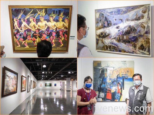 桃園展演中心油畫雙展 提升身心靈美感 20210829171920974