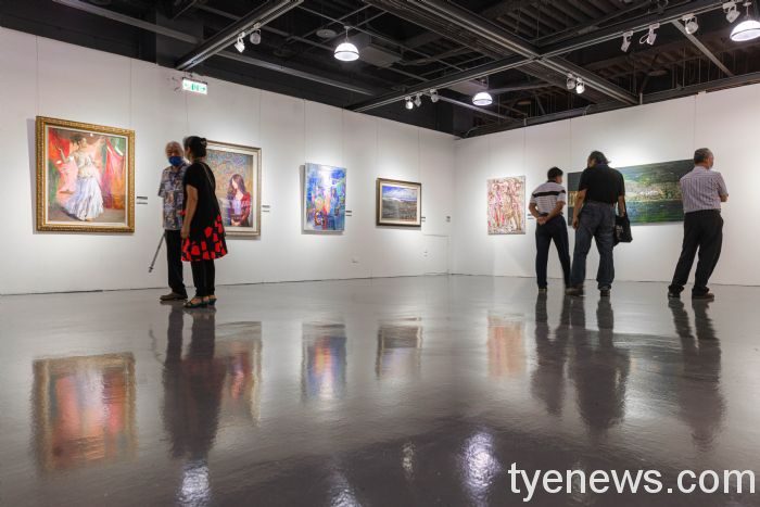 桃園展演中心油畫雙展 提升身心靈美感 20210829171949198