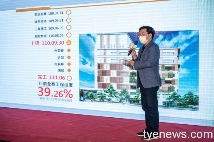 廈門街立體停車場上梁 綠建築特色將成桃園新地標 20210930123512198