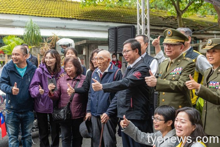 龜山區憲光二村慶祝「憲兵節」展示忠貞軍風 20211212162600439