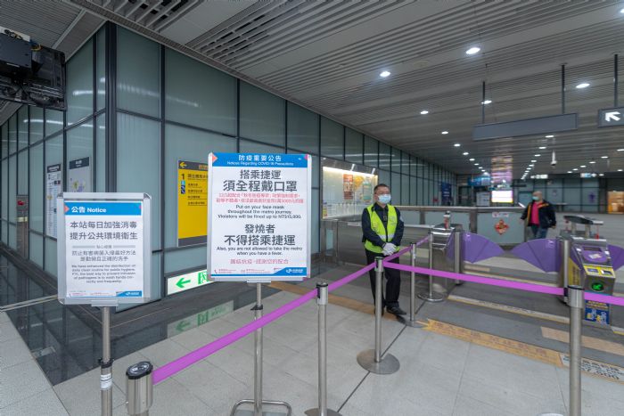 鄭文燦視察桃捷A7站防疫情形 確保民眾健康安全 20211221241 54 1