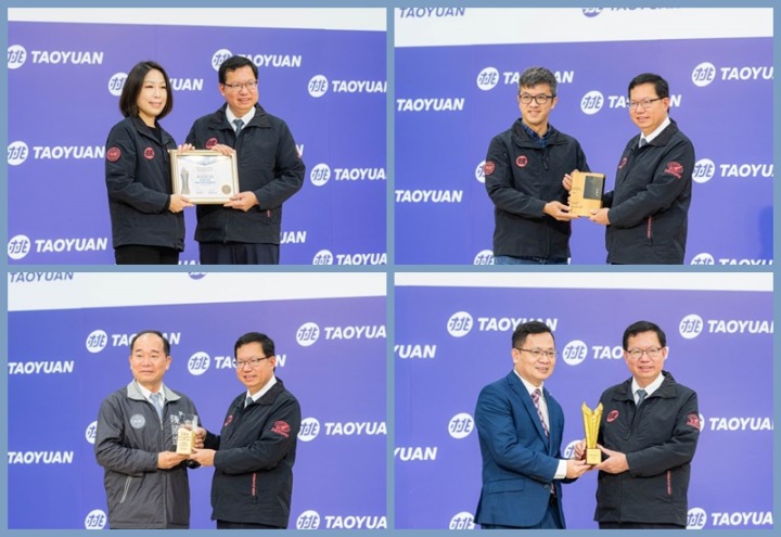 桃市府聯合頒獻獎典禮 頒授69個獎項肯定人員努力 20211229123753892