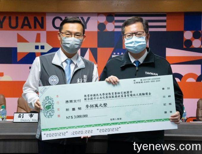 桃市公共化幼教政策績效卓著 國教署頒300萬元獎勵金 20213241313 6 1