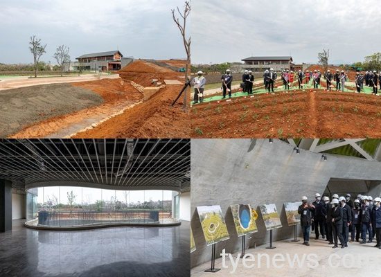 鄭文燦與蔡英文一起種茶樹 建造客家茶文化館里程碑 202134168 54 1