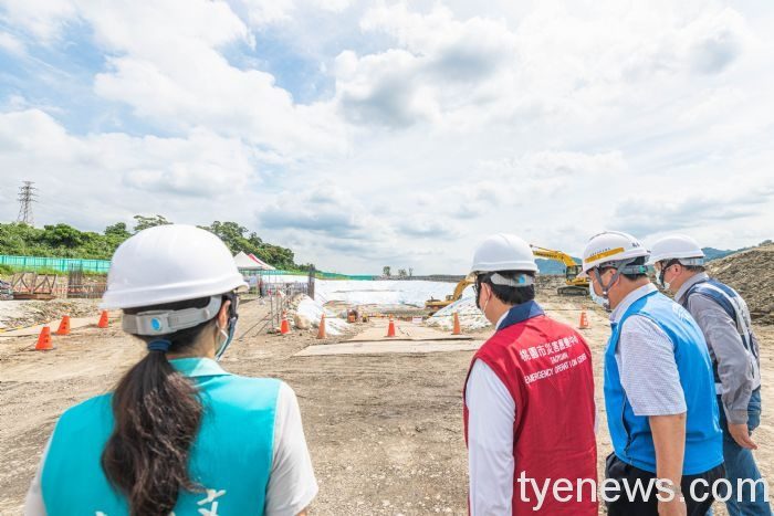 大溪「埔頂水資中心」工程進度超前 預計明年底完工。圖:市府提供 大溪「埔頂水資中心」工程進度超前 預計明年底完工。圖:市府提供