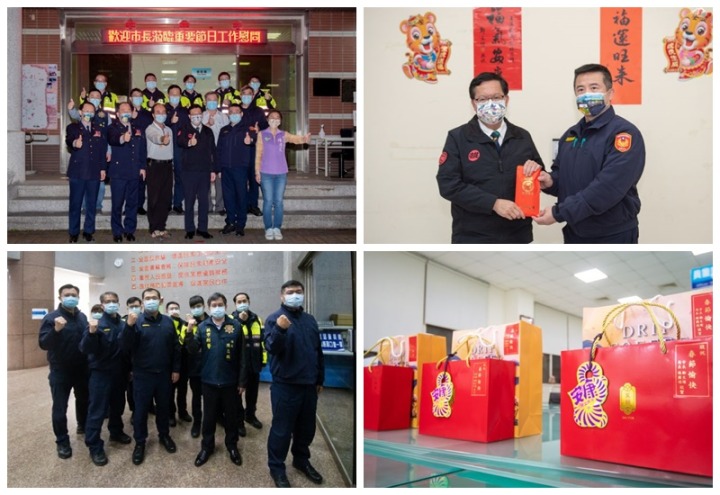 桃警春節不休息做市民最強後盾 鄭文燦感謝團隊付出 20220126214355740 1