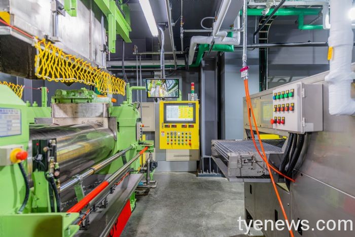 台盈材料科技公司楊梅富岡廠開幕典禮。圖:市府提供 台盈材料科技公司楊梅富岡廠開幕典禮。圖:市府提供