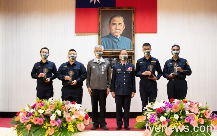鄭文燦確診!副市長李憲明代理表揚模範警察 20220614123701998