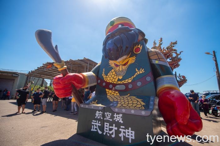 蘆竹誠聖宮關公夜巡遶境起駕 打造Q版航空城武財神 20220721182120739
