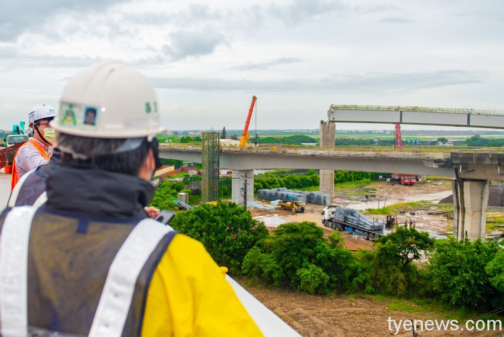 連接天空斷橋!國2大園支線延伸台15 預計明年5月完工 20226101410 42 1