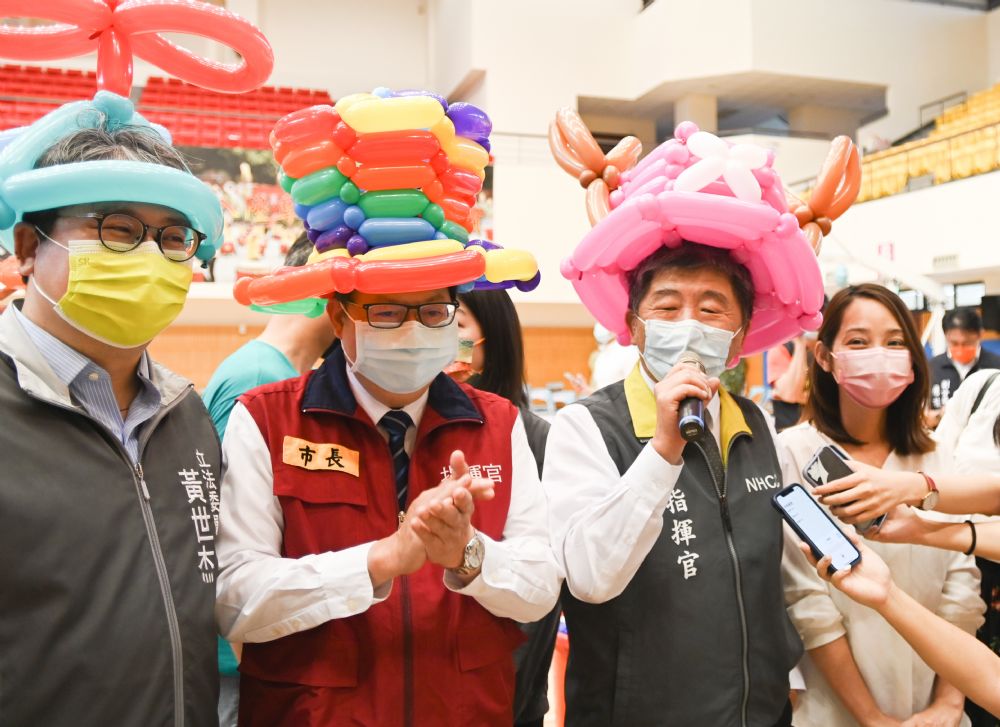 陳時中視察桃園兒童BNT疫苗接種站 盼提高疫苗覆蓋率