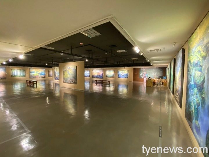 桃園文化局「滴水成涓—郭明福70回顧展與師生聯展」採網路預約制開展 219488399 3026448734265825 517129420093038052 n