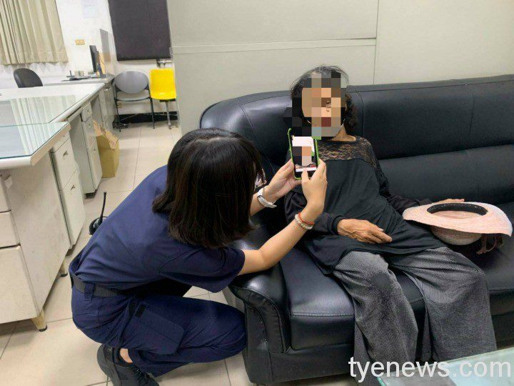 七旬失智婦外出資源回收迷途 大安所暖警助平安返家 220737