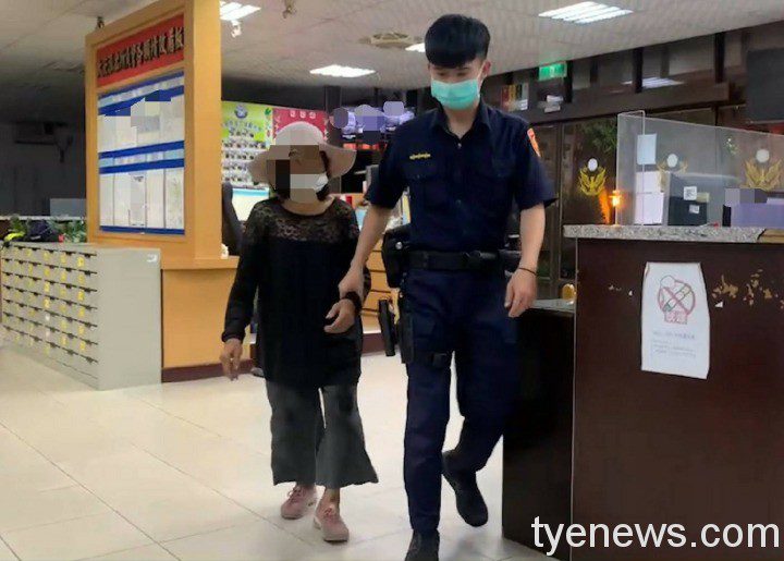 七旬失智婦外出資源回收迷途 大安所暖警助平安返家 220738