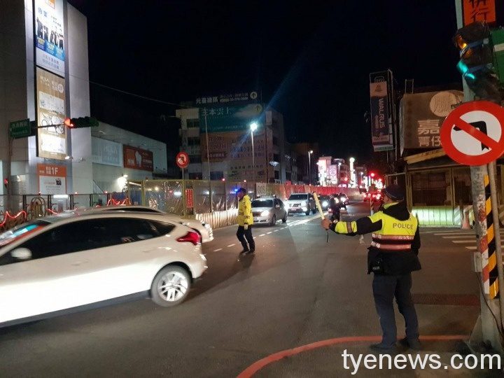 八德分局替代道路宣導 疏解春節出遊車潮 268330