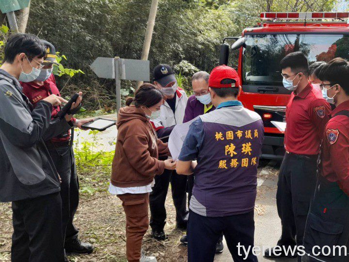 桃市消防局「難找地址救災情境」演練 啟動三方通話、導航尋址 270771