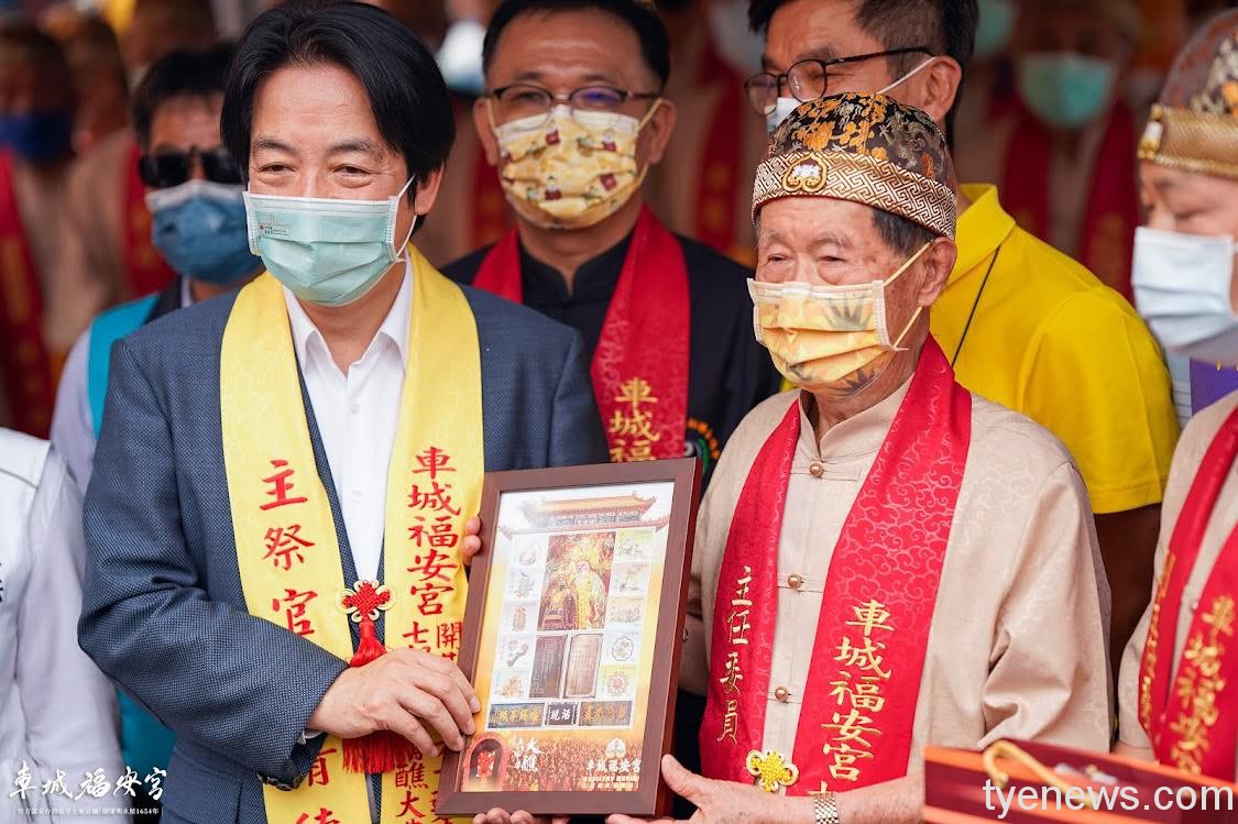車城福安宮開基六甲子建醮 賴清德祈疫情早日退散 279514242 5323810557637568 4628217683382066352 n