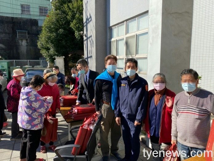 內柵派出所結合民間團體 送暖幫助弱勢族群